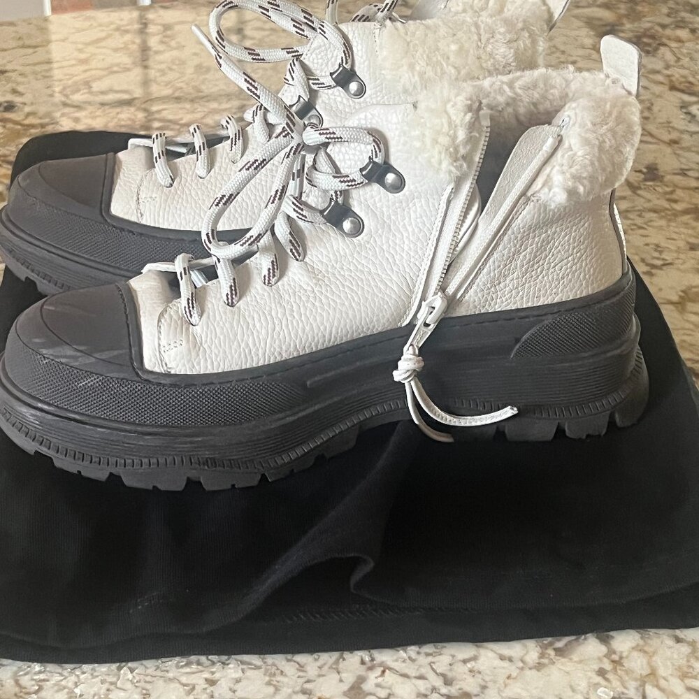 HENRY BEGUELIN -  Sneaker Grattato Chalk White